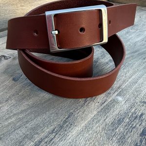 La ceinture marron châtaigne 35 mm